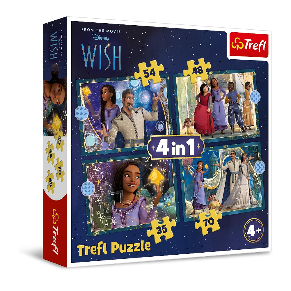 Trefl Trefl 4-in-1 Dreams Come True Puzzle - 35-70 Pcs | 34649 - Toys & Games - Lebanon