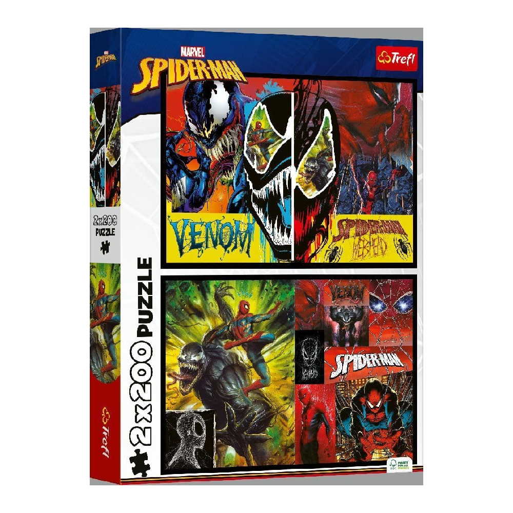 Trefl Trefl 2-in-1 Marvel Spiderman VS Venom Puzzle - 200 Pcs | 13314 - Toys & Games - Lebanon