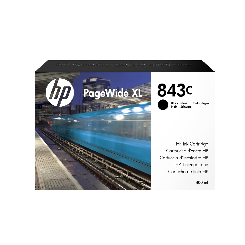 HP HP 843C 400-ml Original PageWide XL Ink Cartridge - Black | C1Q65A - Printers & Ink - Lebanon