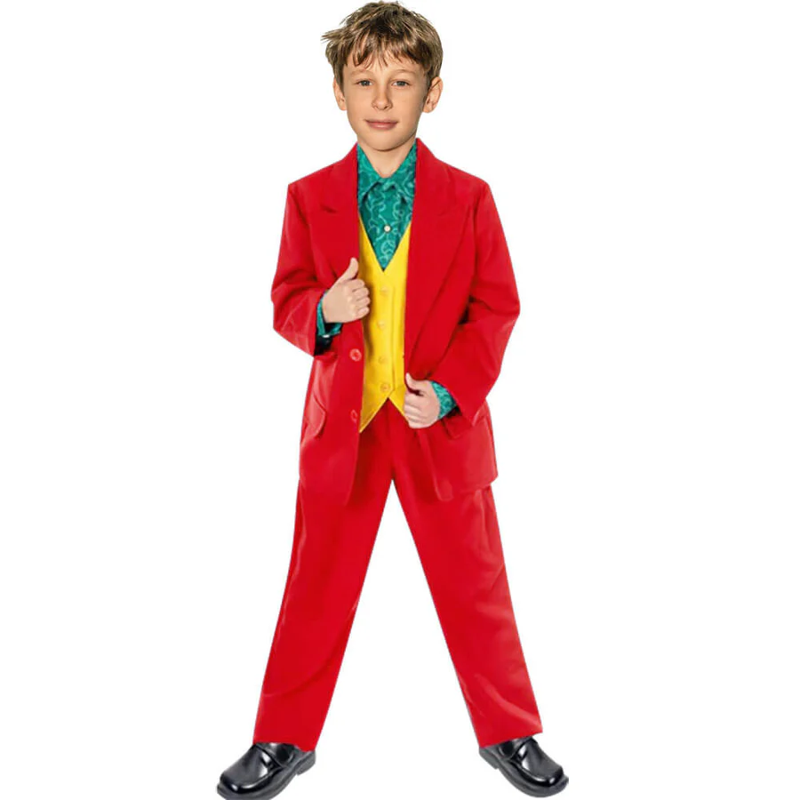  Joker Costume (Top, Vest, Shirt, Pants) - Medium Size | 098977 - Toys & Games - Lebanon