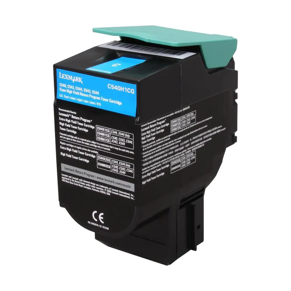 Lexmark Lexmark C540 High Yield Original Toner - CYAN | C540H1CG - Printers & Ink - Lebanon
