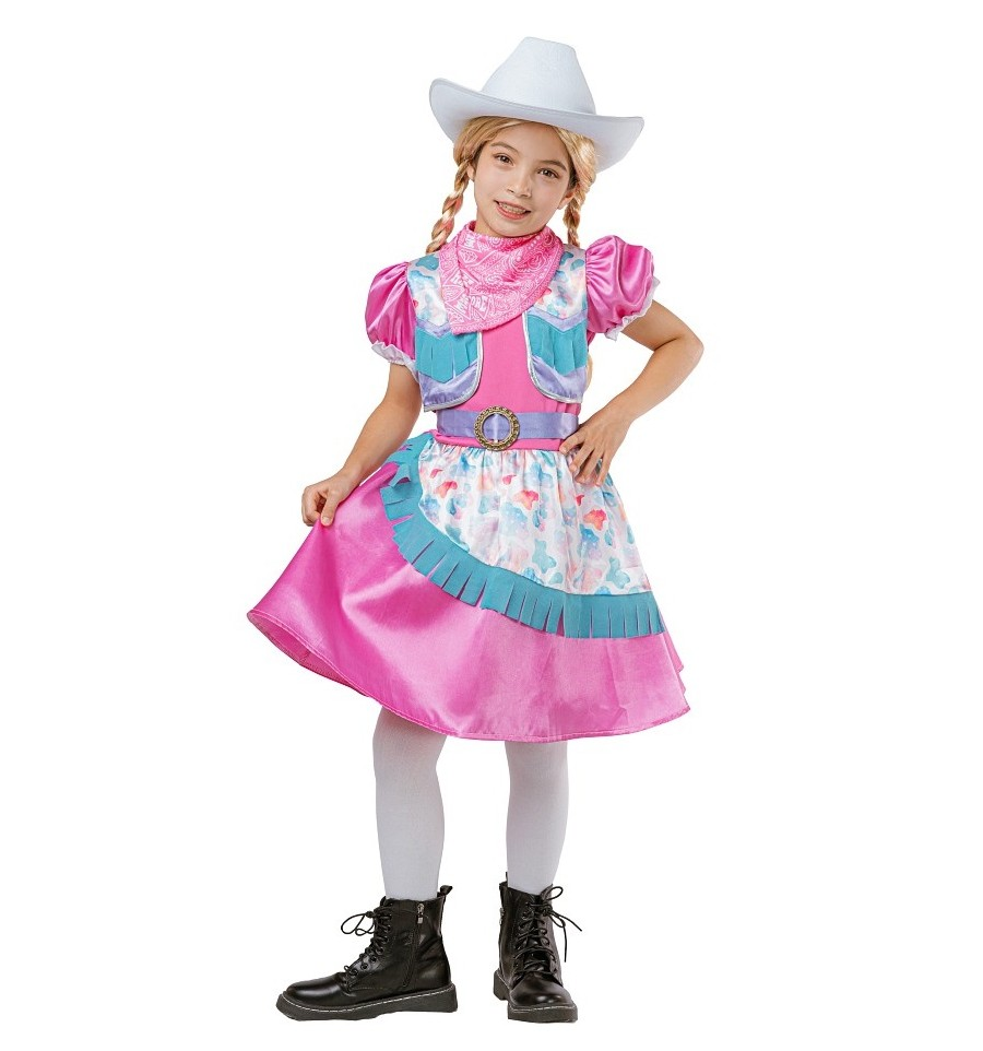 Cowgirl Costume (Dress, Belt, Hat, Scarf) - Small Size | 091942 - Toys & Games - Lebanon
