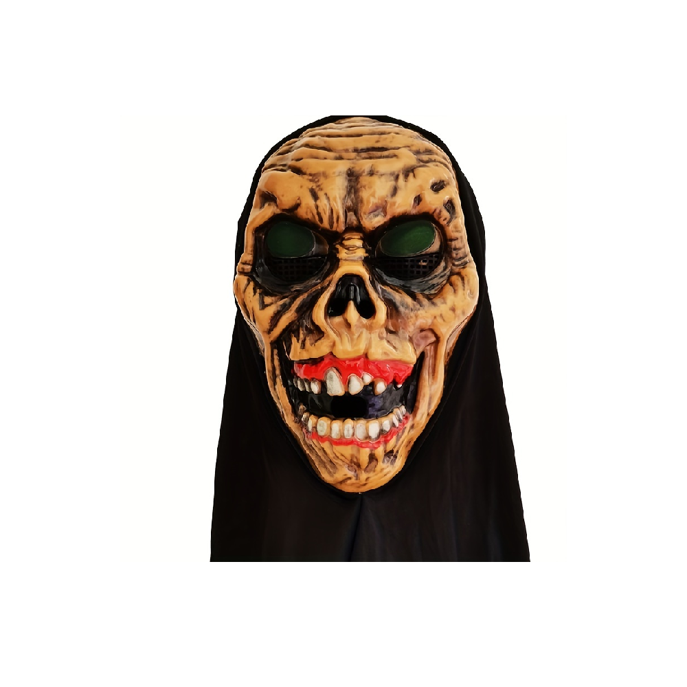 Halloween Scary Skull Skeleton Face Mask - Brown | AL4095 - Home & Kitchen - Lebanon