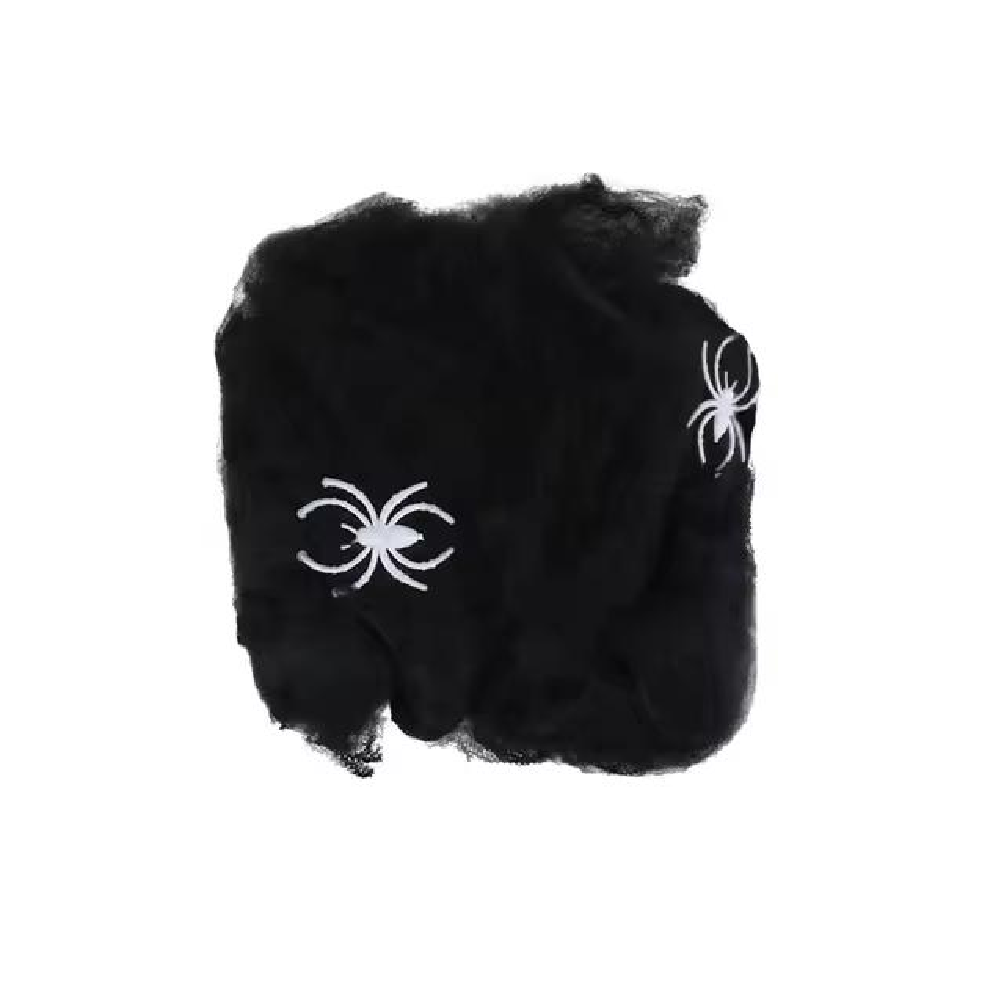 Halloween Decoration Artificial Spider Web - Black | AL639-9 - Home & Kitchen - Lebanon
