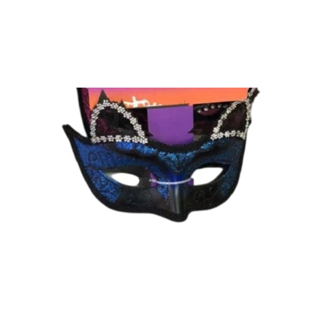 Halloween Eye Mask - Black/Blue | AL2640 - Home & Kitchen - Lebanon