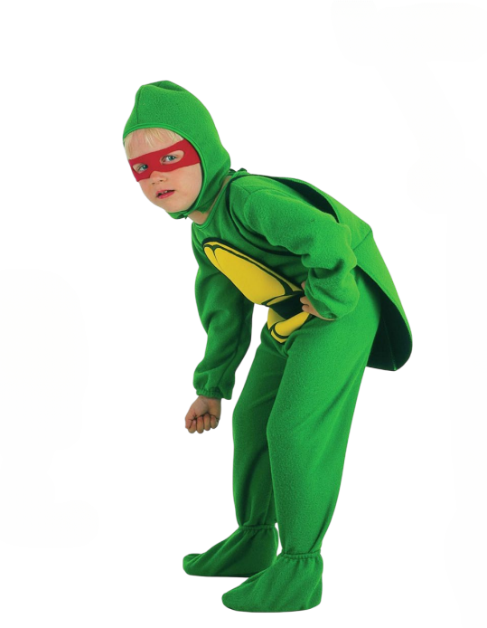 Turtle Costume (Jumpsuit, Belt, Headpiece, Eye Mask, Shoes, Shell) - INFANT (80-92CM) | 821176 - Toys & Games - Lebanon