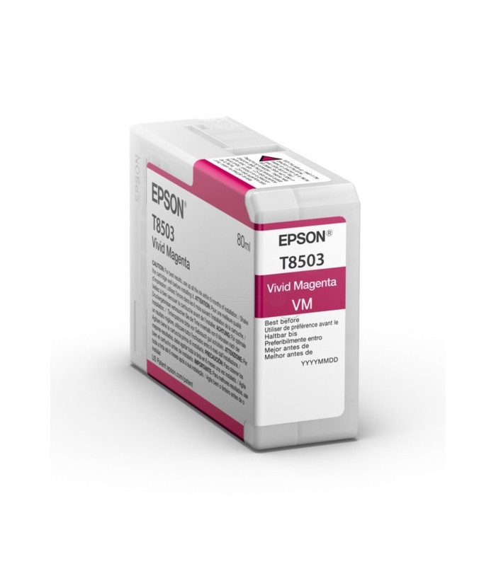 Epson Epson Ink Cartridges, Ultrachrome® HD, T8503, Singlepack, 1 x 80.0 ml Vivid Magenta | C13T850300 - Printers & Ink - Lebanon