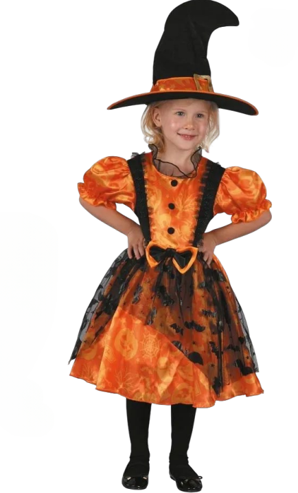 Pumpkin Witch Costume (Dress, Hat) - TODDLER (92-104CM) | 092626 - Toys & Games - Lebanon