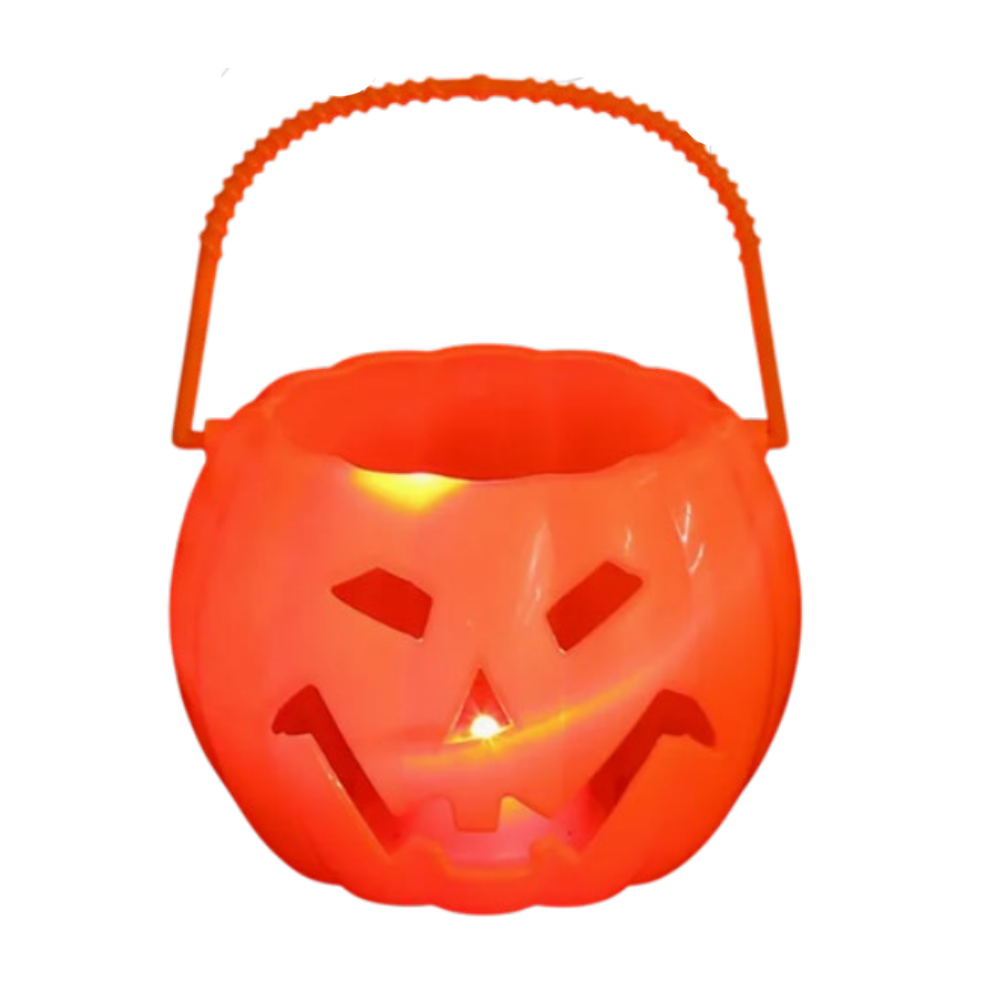 Halloween Light-Up Pumpkin Lantern Candy Bucket | AL2628 - Home & Kitchen - Lebanon