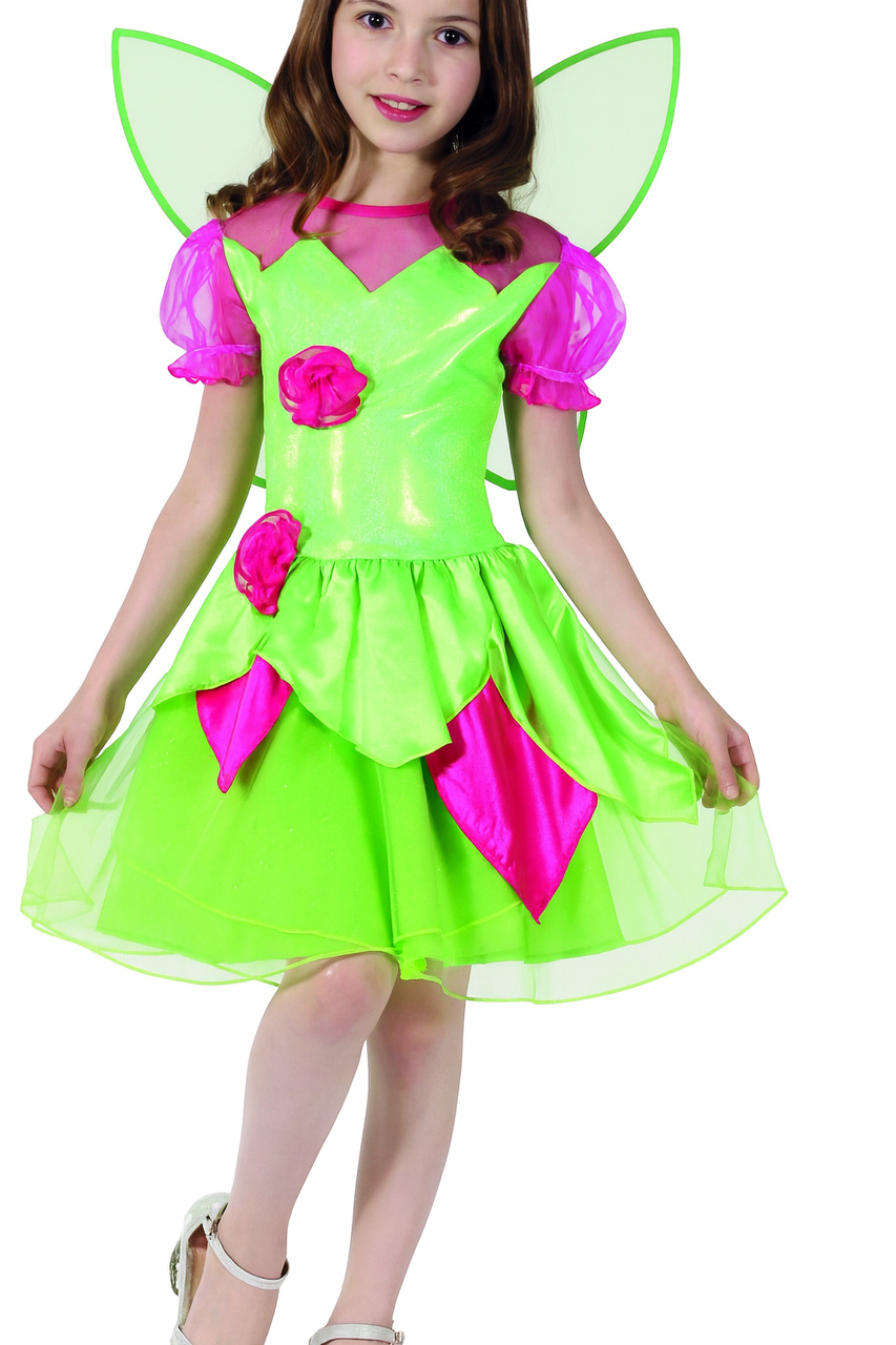 Elf Fairy Costume (Dress with Detachable Wings) - Large Size (130-140 cm) | 98668 - Toys & Games - Lebanon