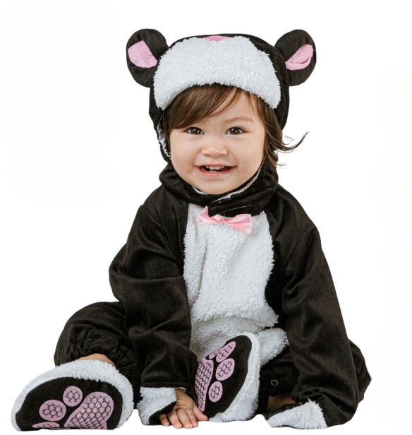 Little Kitty Costume (Jumpsuit, Hood, Shoes) - Infant (80-92CM) | 092806 - Toys & Games - Lebanon
