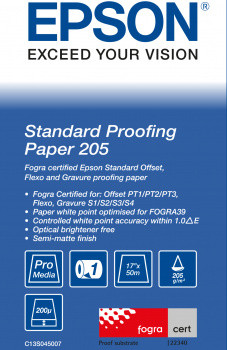 Epson Epson Standard Proofing Paper, 17" x 50m, 205g/m² | C13S045007 - Other - Lebanon