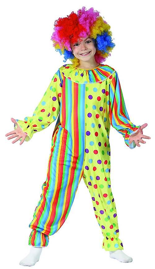 Colorful Clown Costume (Jumpsuit) - Large Size (130–140 cm) | 98674 - Toys & Games - Lebanon