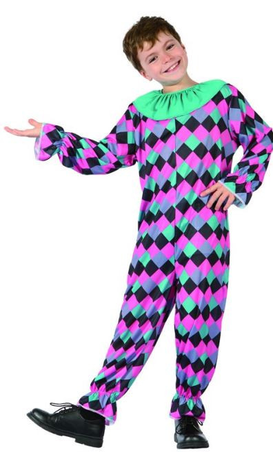 Clown Costume (Jumpsuit) - Medium Size (120–130 cm) | 98605 - Toys & Games - Lebanon