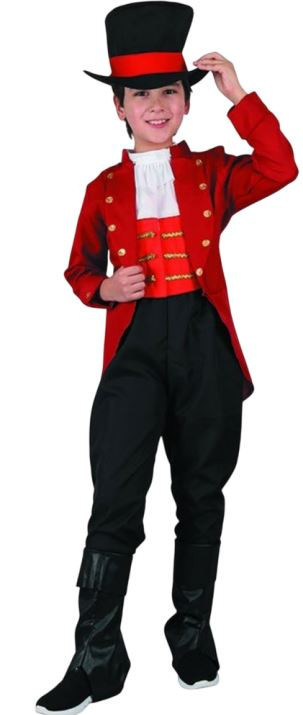 Costume Ringmaster (Jacket, Pants, Hat) - Medium Size (120–130 cm) | 091424 - Toys & Games - Lebanon