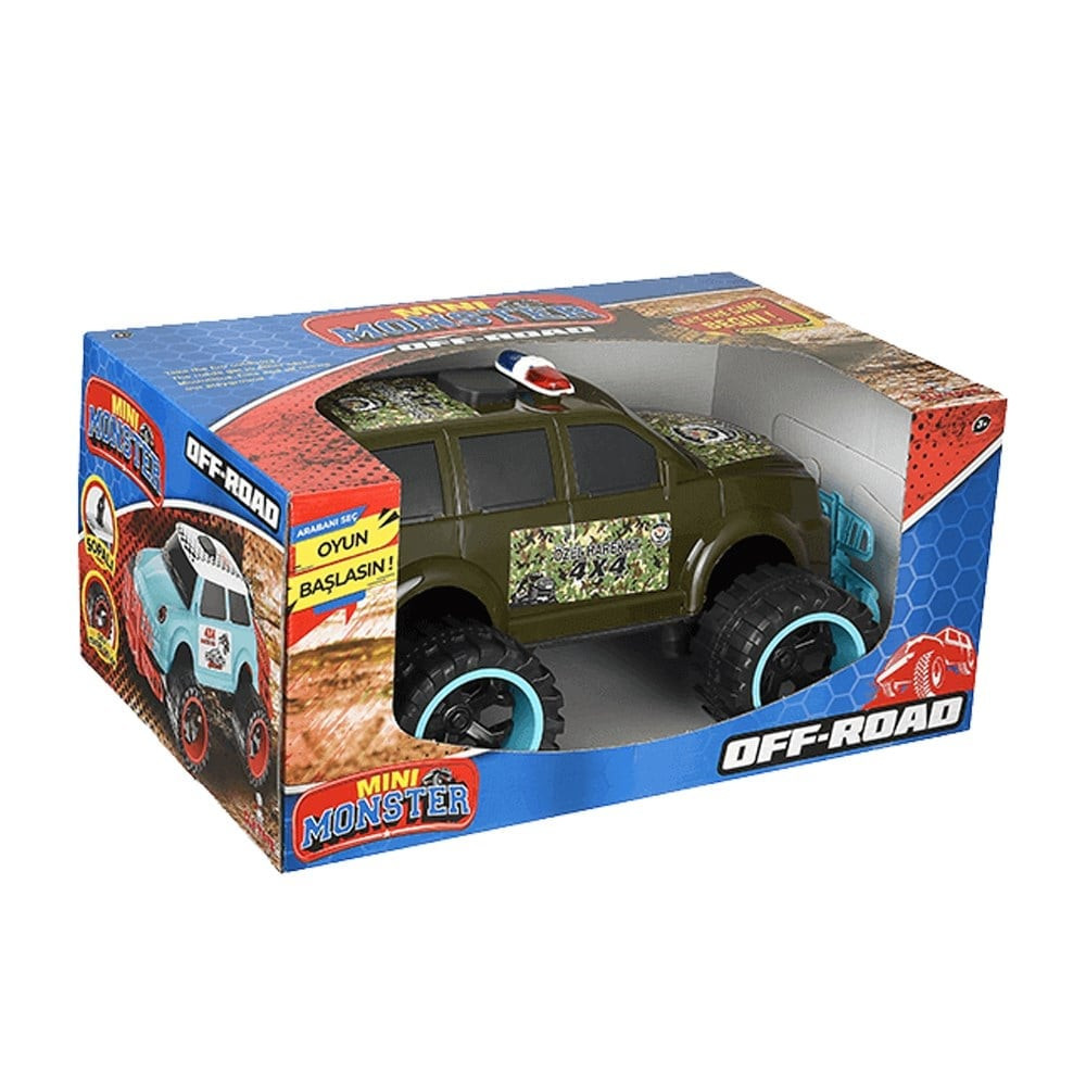 Toy Car - Army 4x4 Monster Truck Edition, Green | CLK-272 - Toys & Games - Lebanon