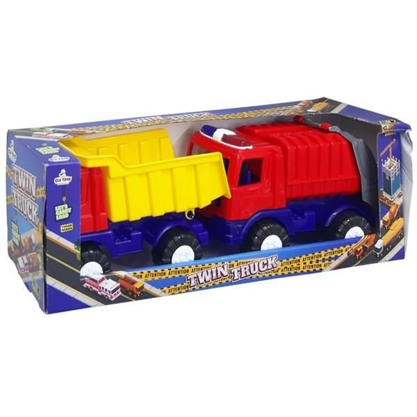Toy Twin Truck Set – Dump Truck & Garbage Truck | CLK-369 - Toys & Games - Lebanon