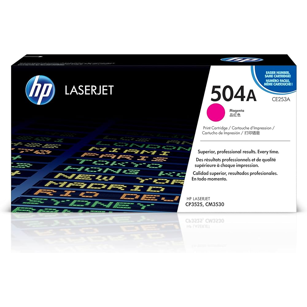 HP HP 504A Original LaserJet Toner Cartridge - Magenta | CE253A - Printers & Ink - Lebanon