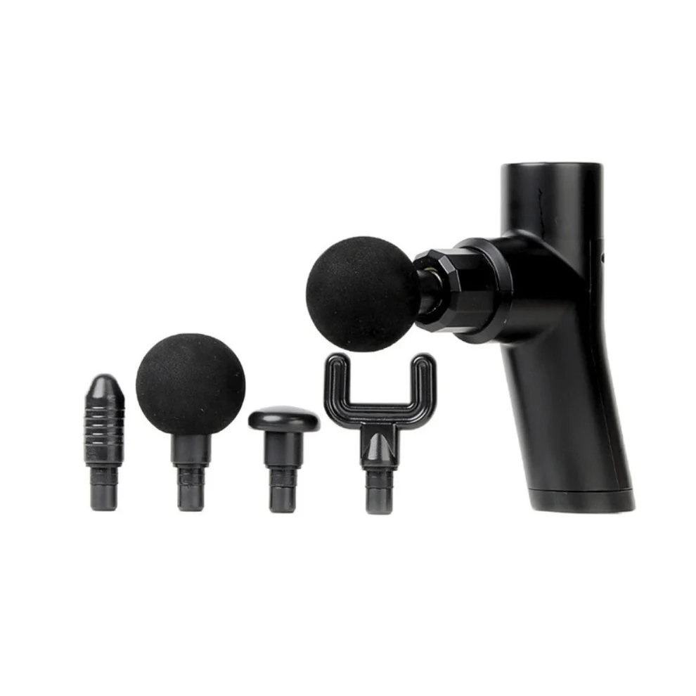 Professional Mini Massage Gun - 4 Adjustable Speeds with 4 Heads - Deep Vibration - Beauty & Personal Care - Lebanon