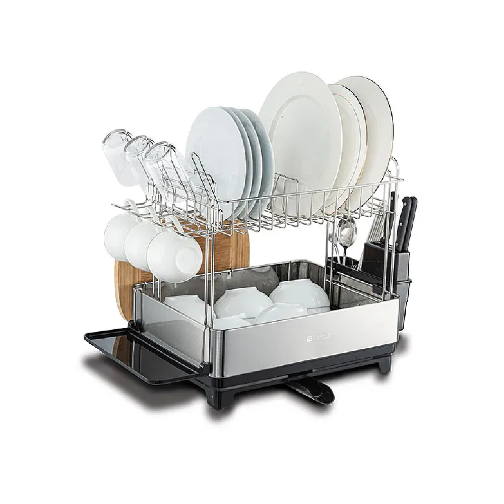 Dorsch Dorsch Dish Rack Aluminum - 2-Tier | DH-04682 - Home & Kitchen - Lebanon