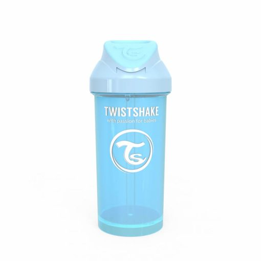 Twistshake Twistshake 360ml Straw Sippy Cup - Pastel Blue | TWI78589 - Home & Kitchen - Lebanon