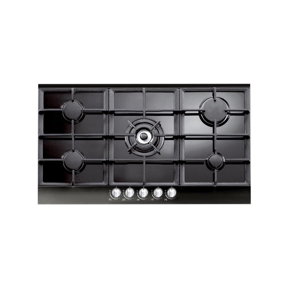 Sensus Sensus 90cm Gas Hob - Black | SMI5G1T90SICIB - Home & Kitchen - Lebanon