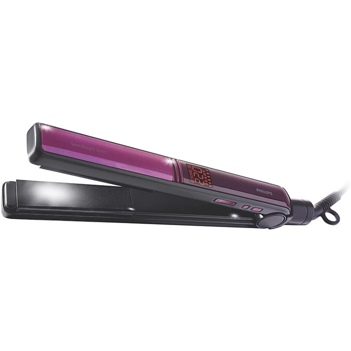 Philips Philips SalonStraight Sonic Straightener 220°C Nano-Diamond Ceramic | HP4666 - Beauty & Personal Care - Lebanon