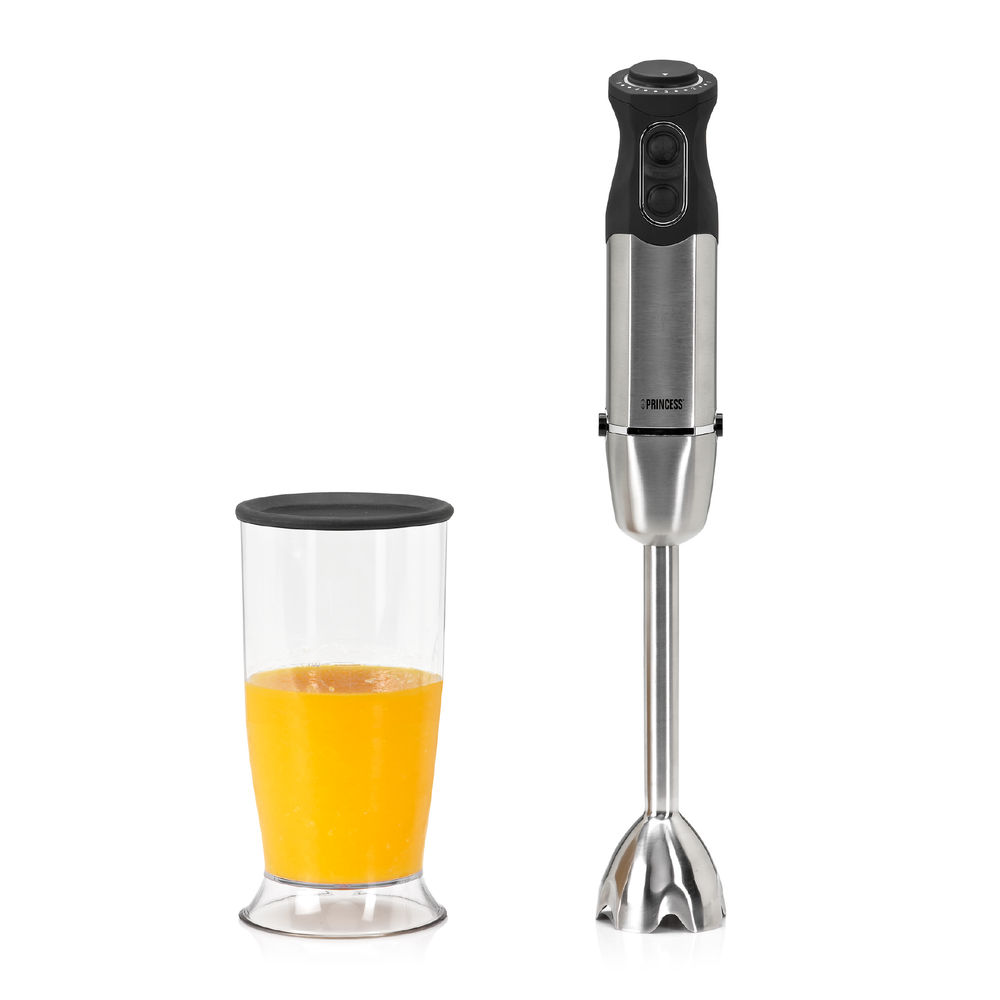 Princess Princess Hand Blender 1000W, 5 Settings, Ice Crush, Stainless | 221206 - Home & Kitchen - Lebanon