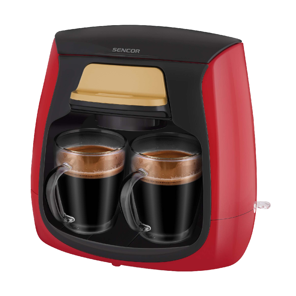 Sencor Sencor Mini Coffee & Tea Maker - 500W | SCE2101RD - Home & Kitchen - Lebanon
