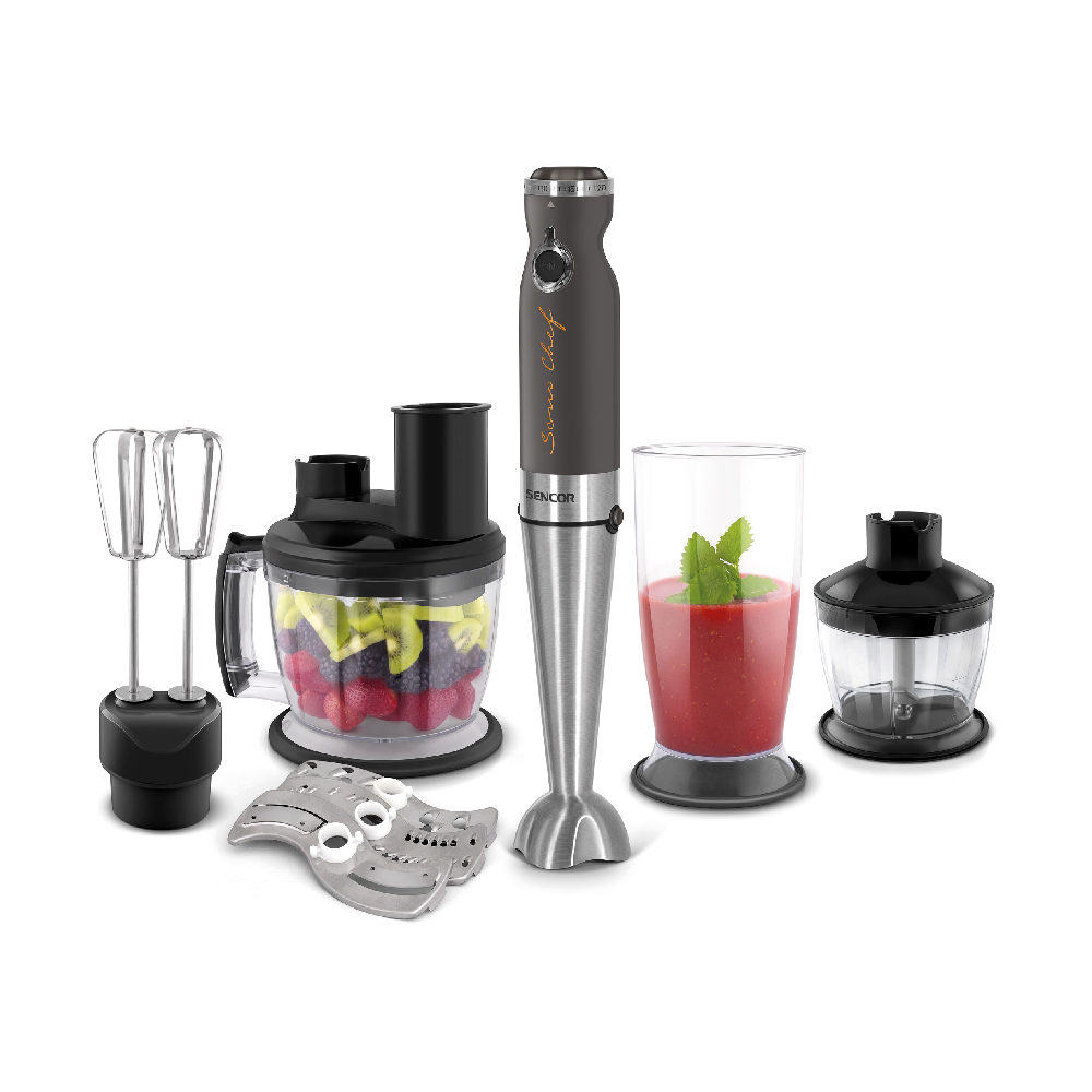 Sencor Sencor 3-in-1 Immersion Blender with Titanium Blades - 1200W | SHB5501CH-MEG2 - Home & Kitchen - Lebanon