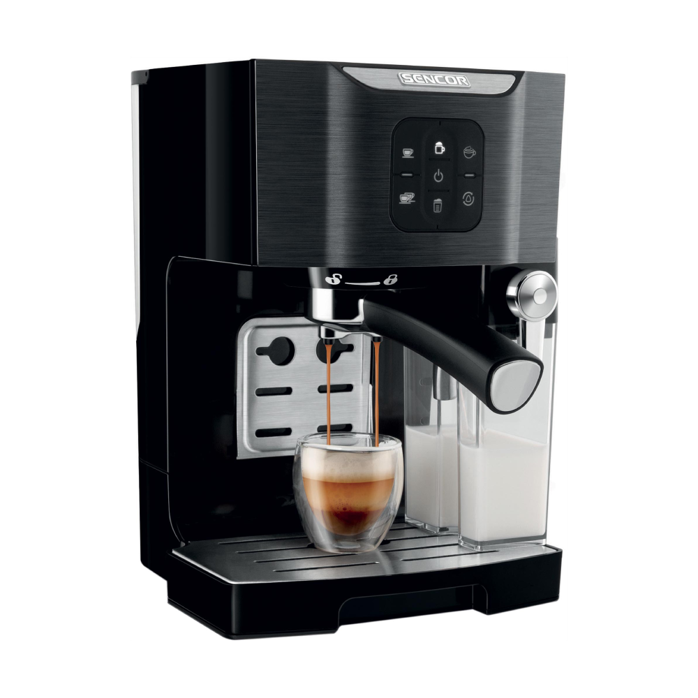 Sencor Sencor Semi-Automatic Espresso Machine with 20-Bar Pump | SES4040BK - Home & Kitchen - Lebanon