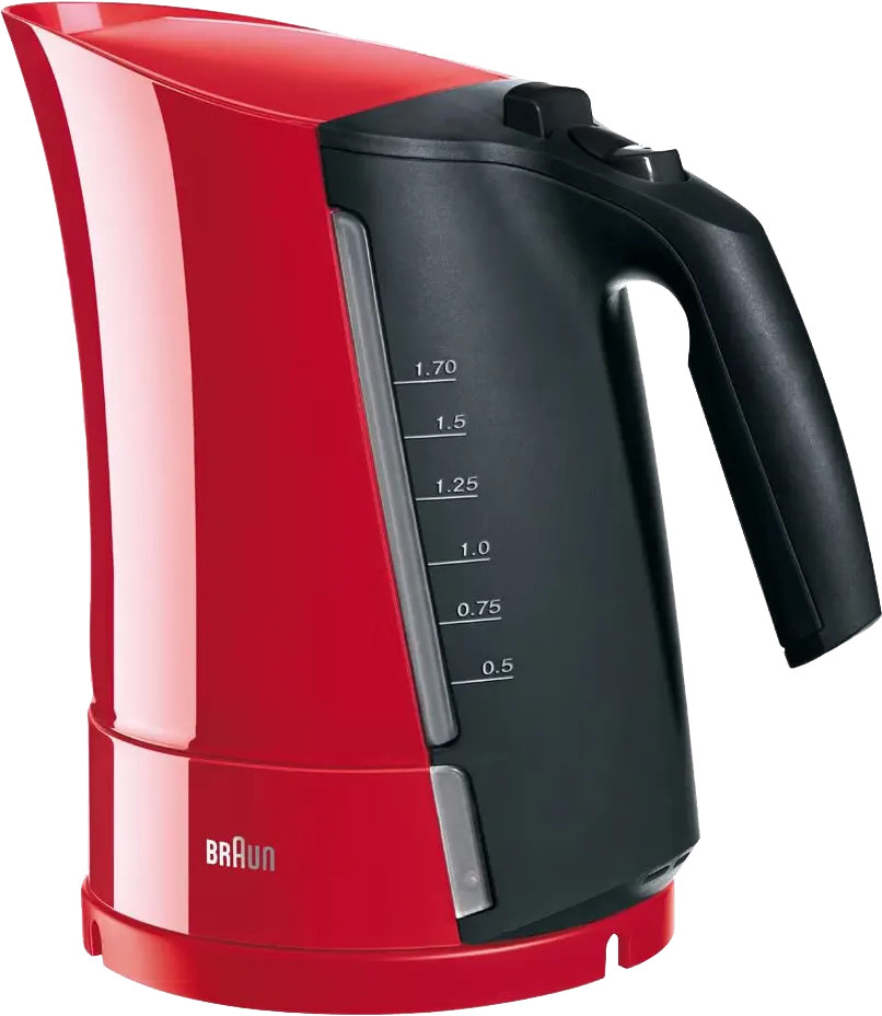 Braun Braun Kettle 1.7L, 2200W - Red | WK300RED - Home & Kitchen - Lebanon