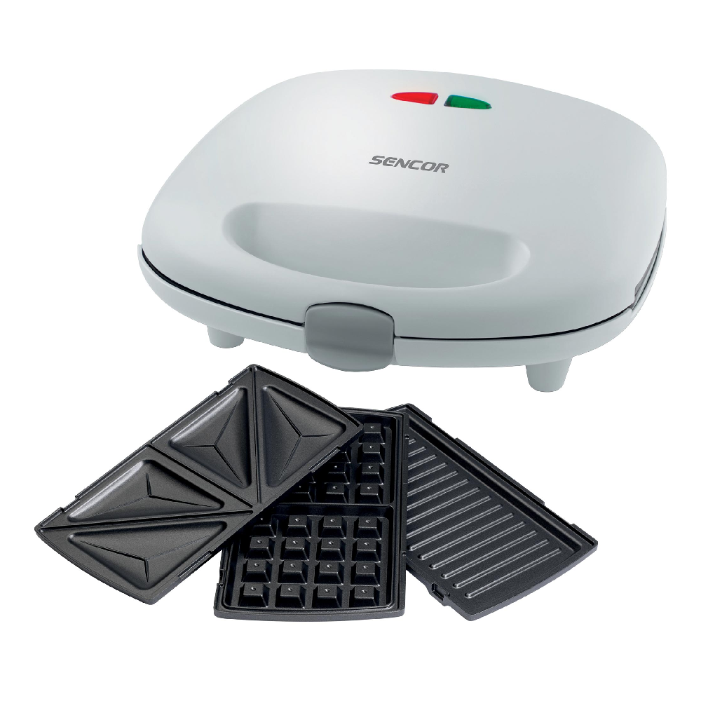 Sencor Sencor Compact Sandwich Maker with Lockable Clip - 700W | SSM9300-MEG2 - Home & Kitchen - Lebanon