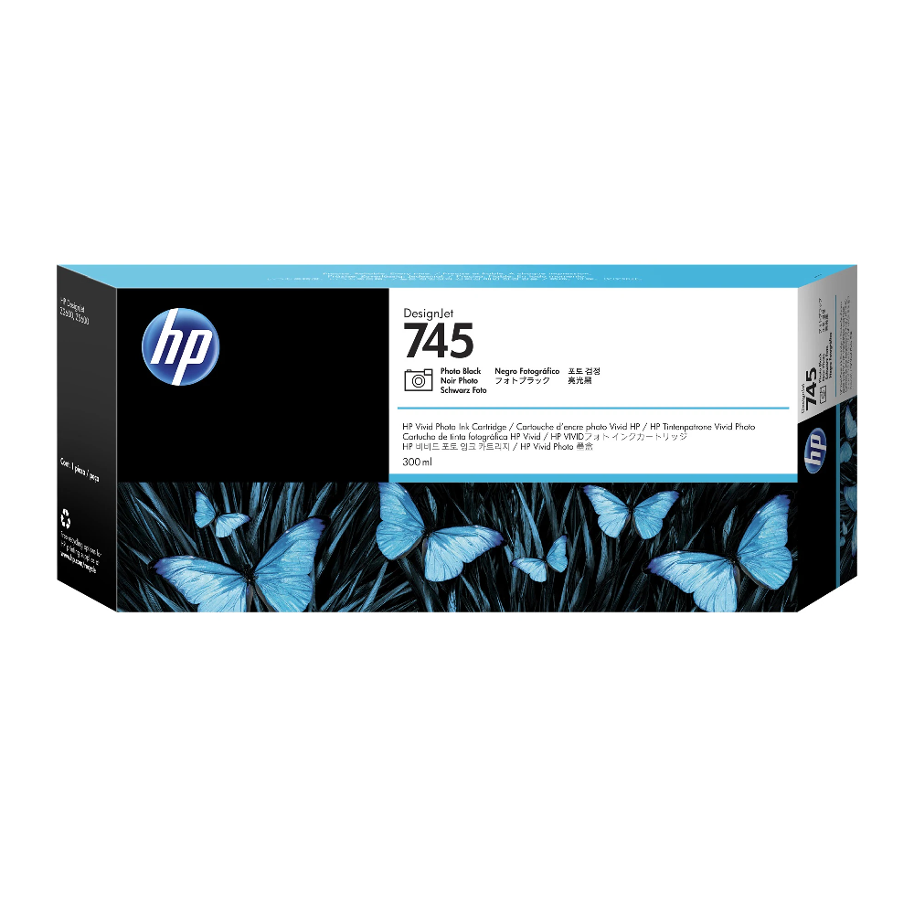 HP HP 745 300-ml Original DesignJet Ink Cartridge - Photo Black | F9K04A - Printers & Ink - Lebanon