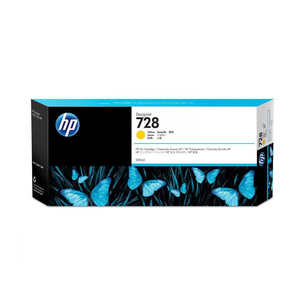 HP HP 728 300-ml Original DesignJet Ink Cartridge - Yellow | F9K15A - Printers & Ink - Lebanon