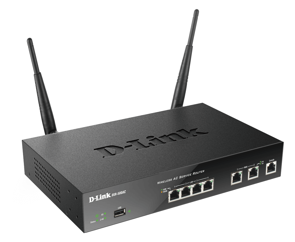 D-Link DLink VPN Router WiFi 5 Access Point 6 Port | DSR-1000AC/MNA - Networking - Lebanon