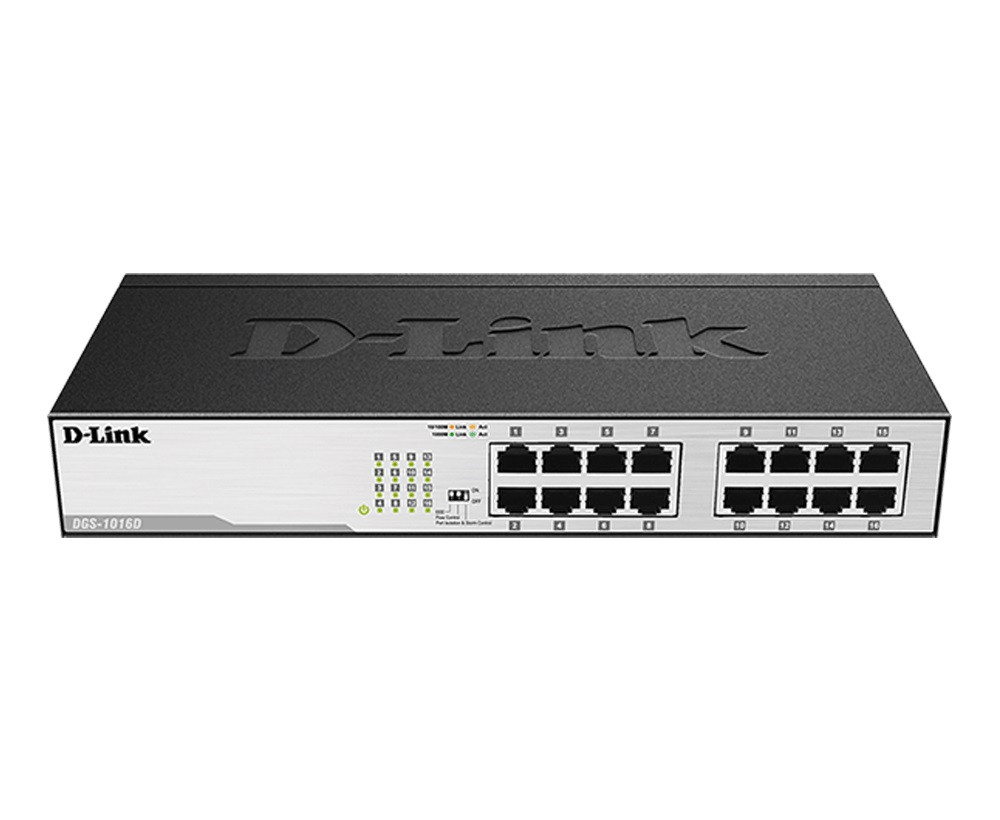 D-Link D-Link Unmanaged Desktop Switch 16 Port | DGS-1016D/E - Networking - Lebanon