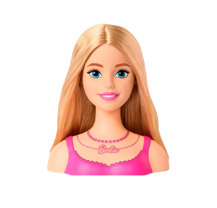 Barbie Barbie Value Styling Head - Blonde | MTBBHMD88 - Toys & Games - Lebanon