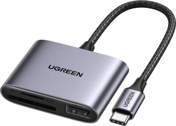 UGREEN Ugreen 3-in-1 USB-C to SD/TF + USB 2.0 Memory Card Reader | 80798 - Computers & Tech - Lebanon