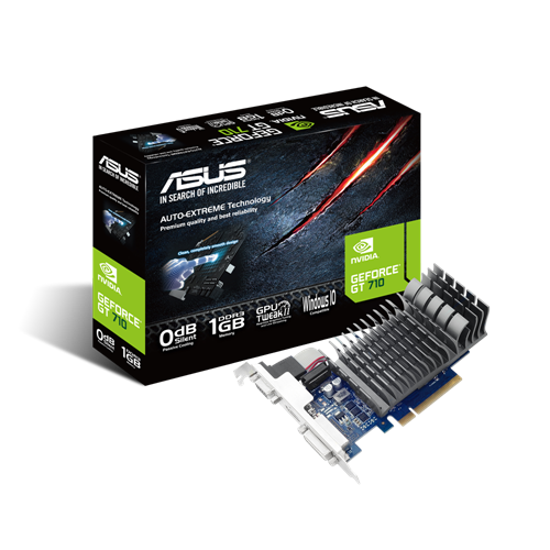 ASUS ASUS VGA GeForce® GT 710 great value graphics with passive 0dB efficient cooling | 710-1-SL - Computers & Tech - Lebanon