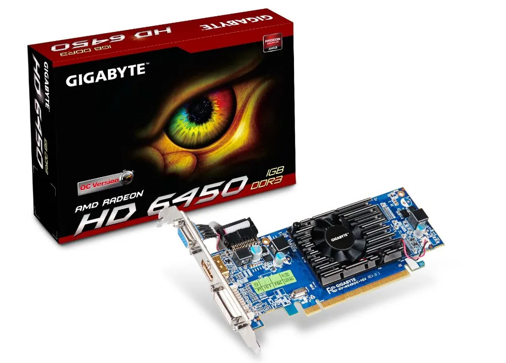 Gigabyte GIGABYTE VGA Radeon HD 6450 - 1GB DDR3 - Computers & Tech - Lebanon