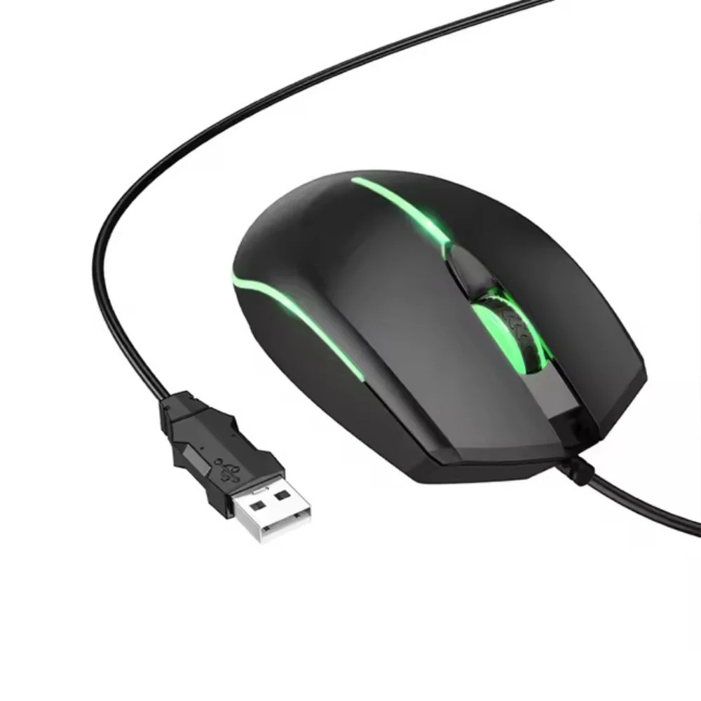 Hoco Hoco Wired Gaming Mouse 2400DPI - Black | GM37 - Computers & Tech - Lebanon
