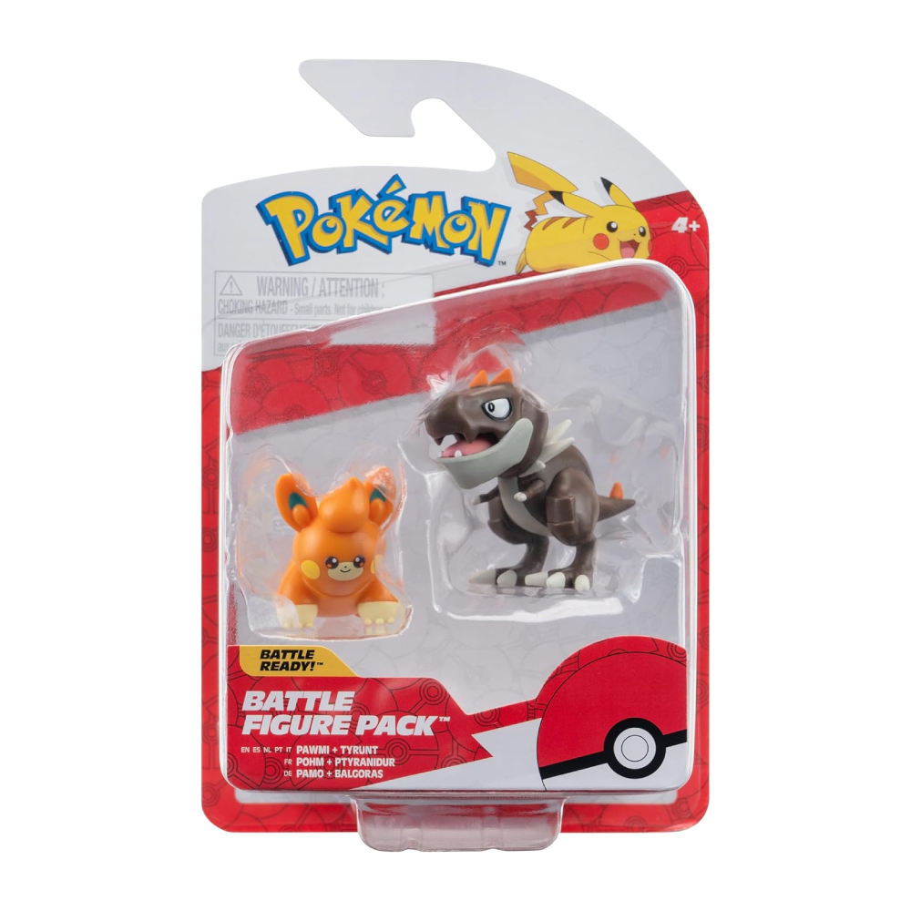 Pokemon Pokemon Balgoras & Pamo Battle Mini Figures Set - 5cm | PKW3572 - Toys & Games - Lebanon