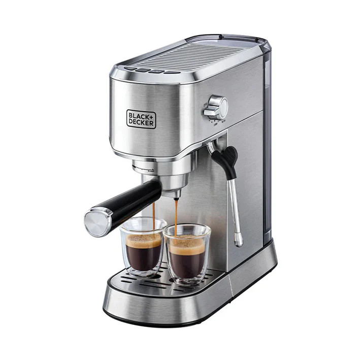 Black&Decker Black&Decker Espresso Machine 15 Bar 1450W | ECM150-B5 - Home & Kitchen - Lebanon