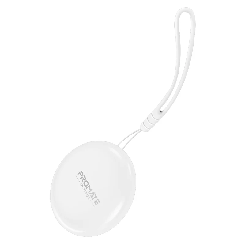 Promate Promate Ultra-Compact Smart Precision Tracking Wireless Tag for Apple Find My App | PROTAG-1.WHITE - Phones & Wearables - Lebanon