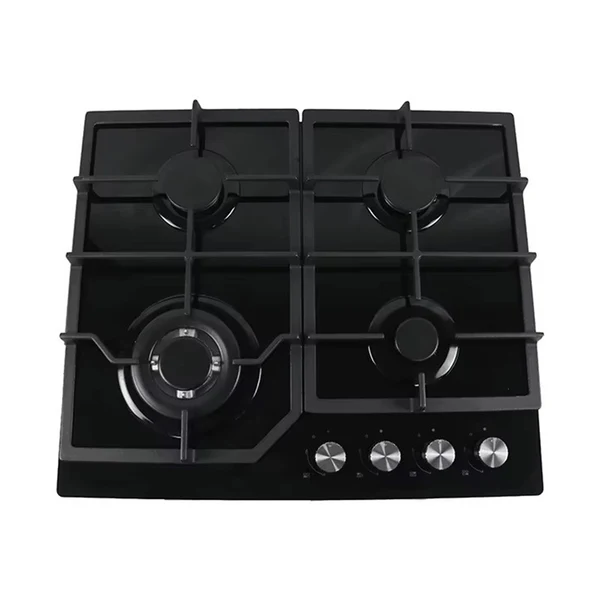 Superchef SuperChef Hob 60cm 4 Gas Burners Cast Iron Glass | DH-60 4G GLASS - Home & Kitchen - Lebanon