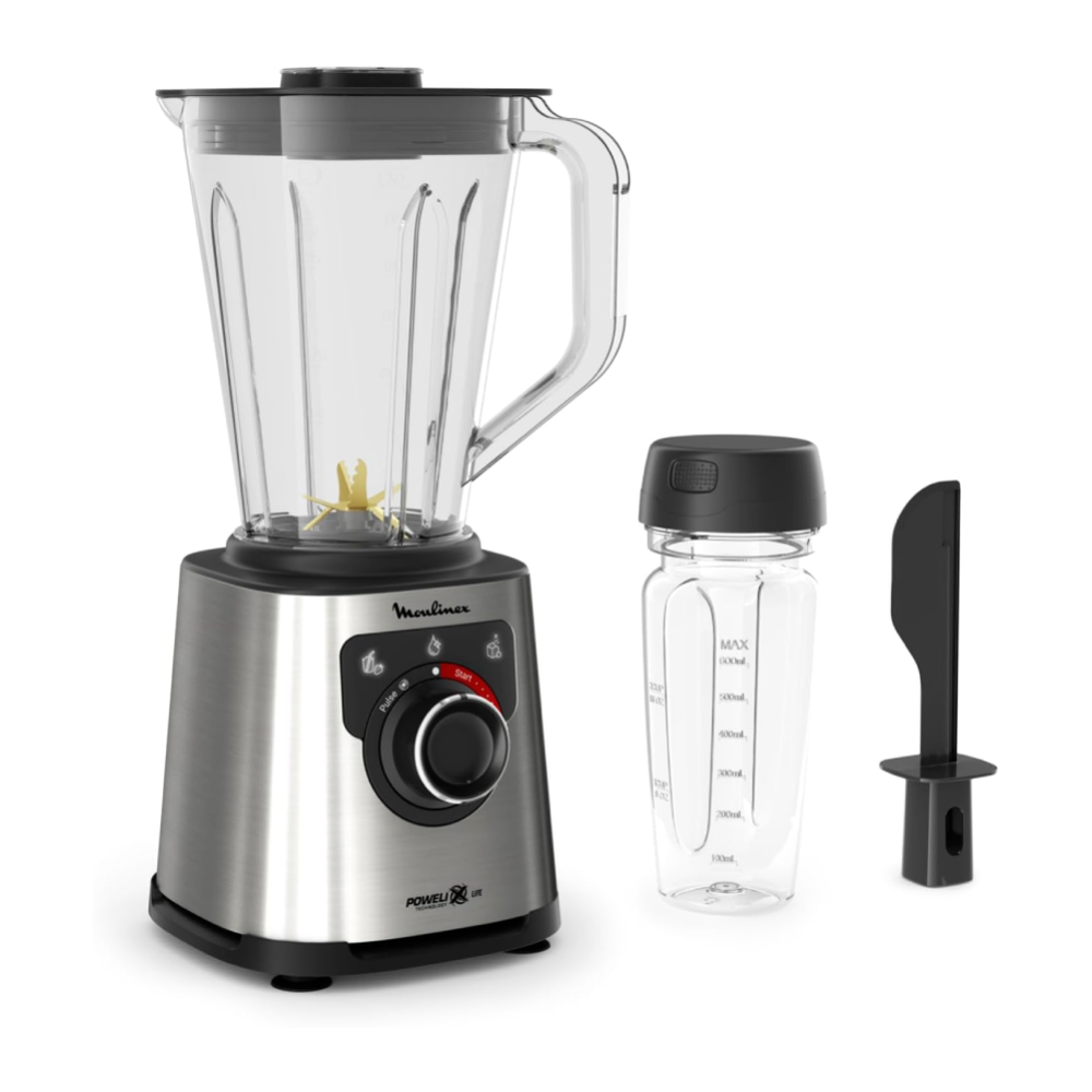 Moulinex Moulinex PerfectMix 600ml High-Speed Blender Smoothie Maker | LM88HD27 - Home & Kitchen - Lebanon