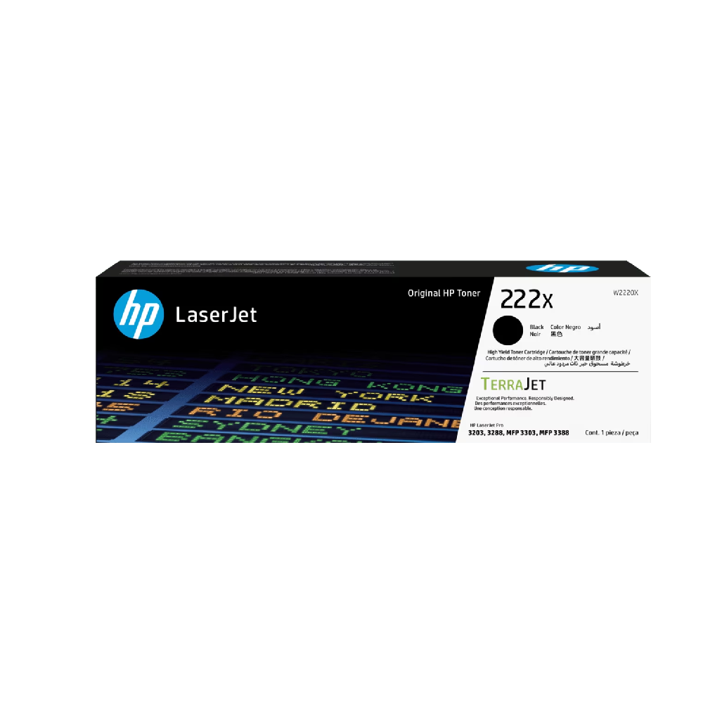 HP HP 222X High Yield Original LaserJet Toner - Black  | W2220X - Printers & Ink - Lebanon