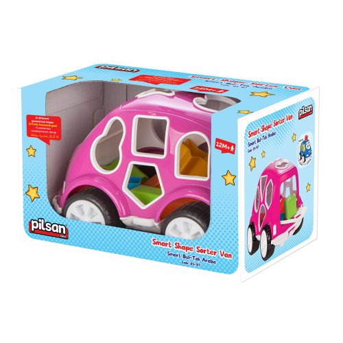 Pilsan Pilsan Smart Shape Sorting Car | 03-187 - Toys & Games - Lebanon