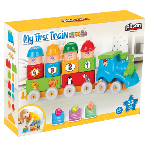 Pilsan Pilsan My First Train | 03-228 - Toys & Games - Lebanon